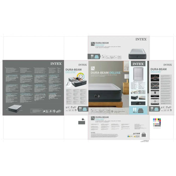 Надуваемо Легло Intex FIber-Tech Comfort-Plush 152 x 46 x