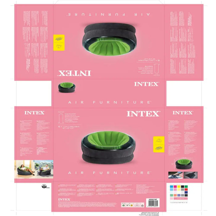 Надуваем стол Intex Empire Зелен 112 x 109 x 60 cm (3 броя)