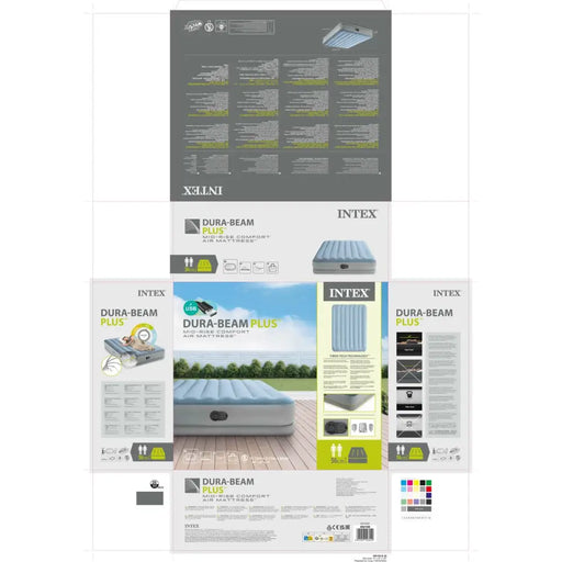 Надуваемо Легло Intex Comfort Queen 152 x 36 x 203 cm 2 броя