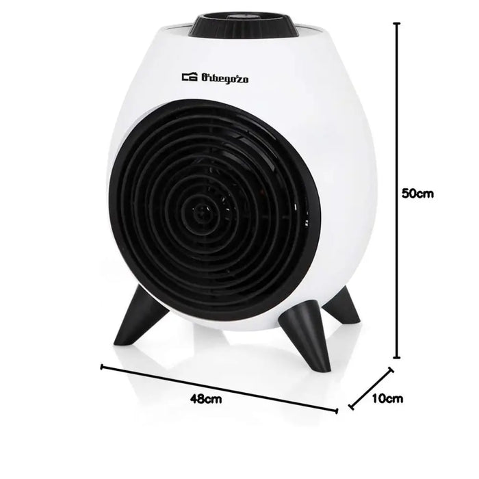 Нагревател Orbegozo 17365 Черен 1000 W 2000 W