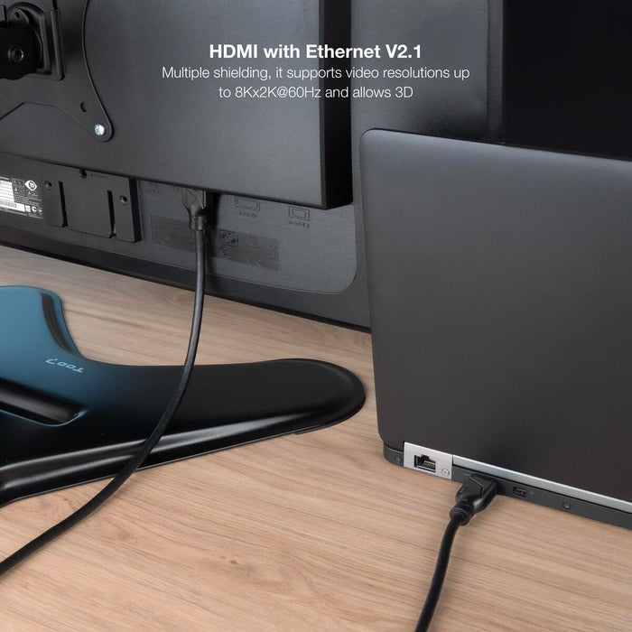 Кабел DVI NANOCABLE 10.15.8303 Черен 3 m