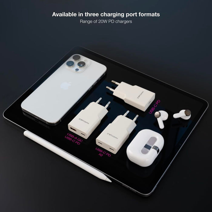 Зарядно за стена NANOCABLE 10.10.2022 Бял 20 W