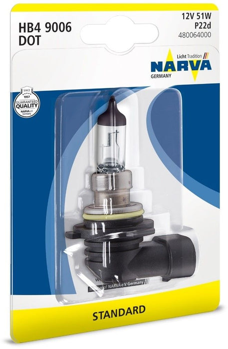 Автомобилна крушка NARVA - HB4, 12V, 51W, P22d