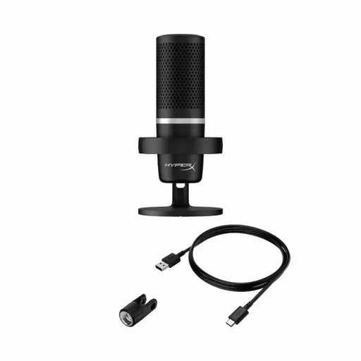 Настолен микрофон HyperX DuoCast USB Черен