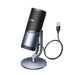 Настолен микрофон Ugreen CM769 с USB-A RGB LED - сребрист