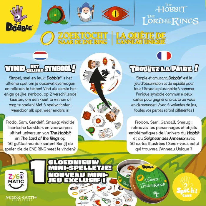 Настолна игра Asmodee Dobble The Lord of the Rings
