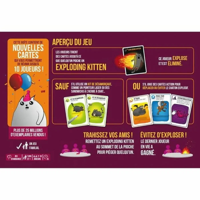 Настолна игра Asmodee Exploding Kittens: Festive Edition
