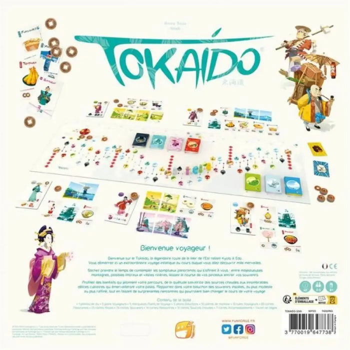 Настолна игра Asmodee Tokaido: 10ème Anniversaire (FR)