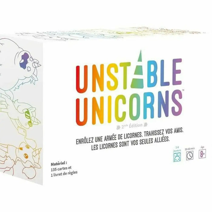 Настолна игра Asmodee Unstable Unicorns (FR)