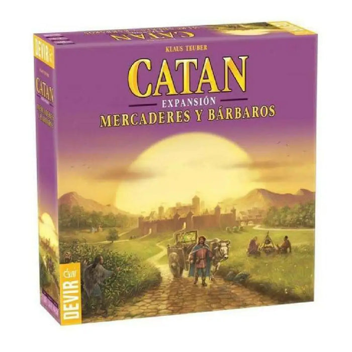 Настолна игра Catán Expansión Devir Mercaderes y Bárbaros