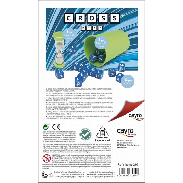 Настолна игра Cayro Cross Dices