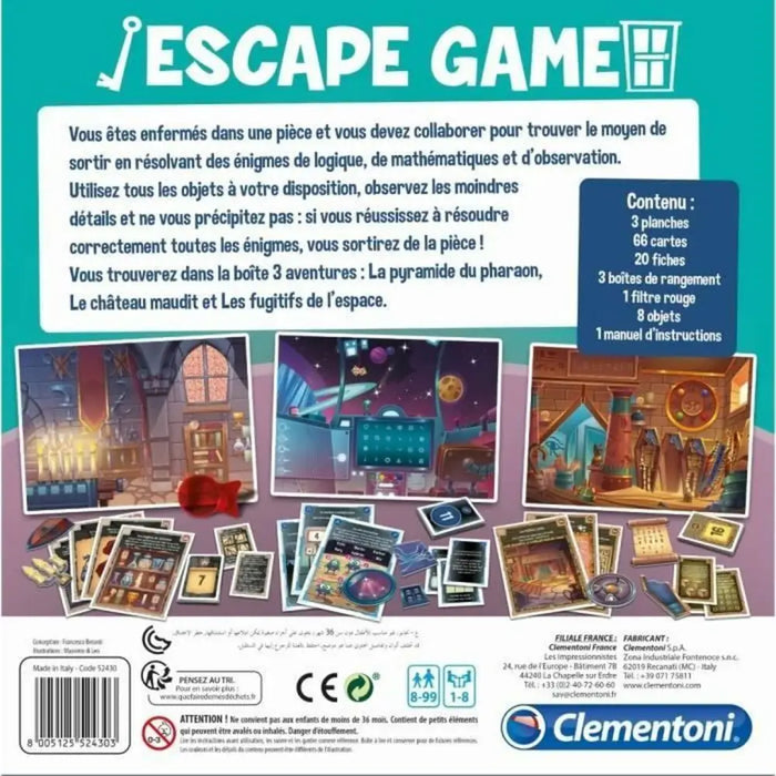 Настолна игра Clementoni 52430 Escape Game