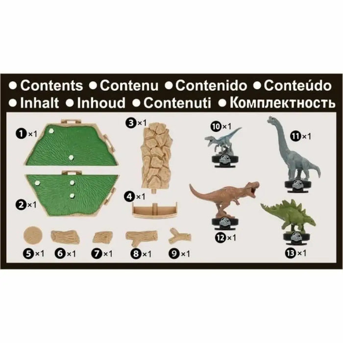 Настолна игра EPOCH D’ENFANCE Jurassic World Island Quake