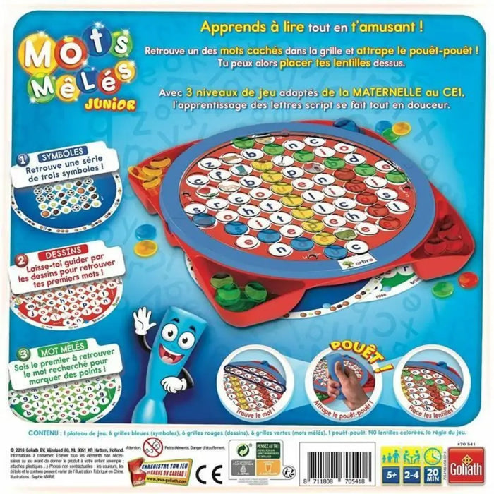 Настолна игра Goliath Mots Mêlés Junior (FR) Червен