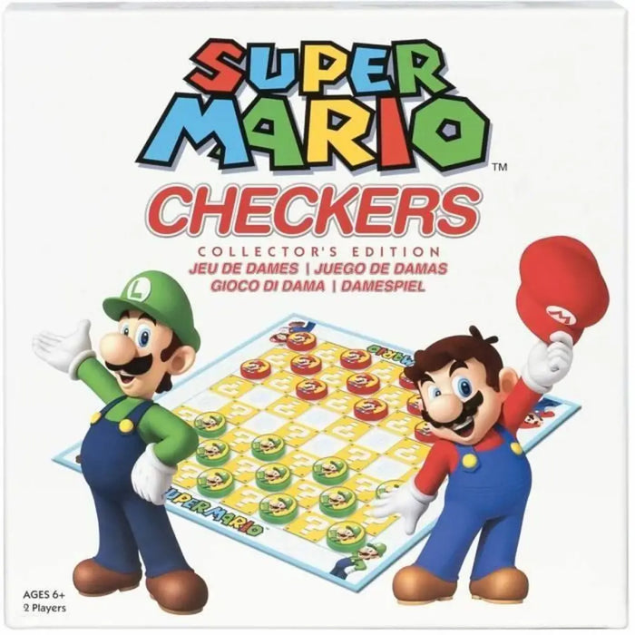 Настолна игра Goliath Super Mario Checkers