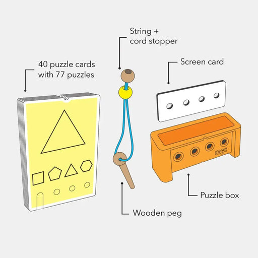 Настолна игра HABA Logic Case Starter Set