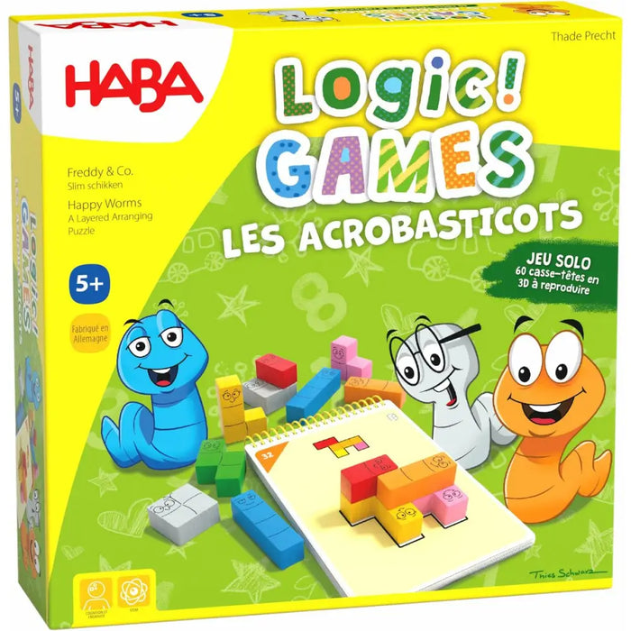 Настолна игра HABA Logic Games - Happy Worms