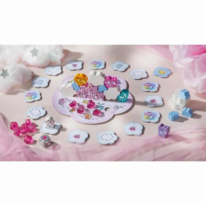 Настолна игра HABA Unicorn Glitterluck Cloud Stacking