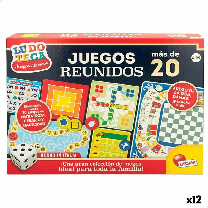 Настолна игра Lisciani Giochi Juegos reunidos 40 x 0,1 x 33