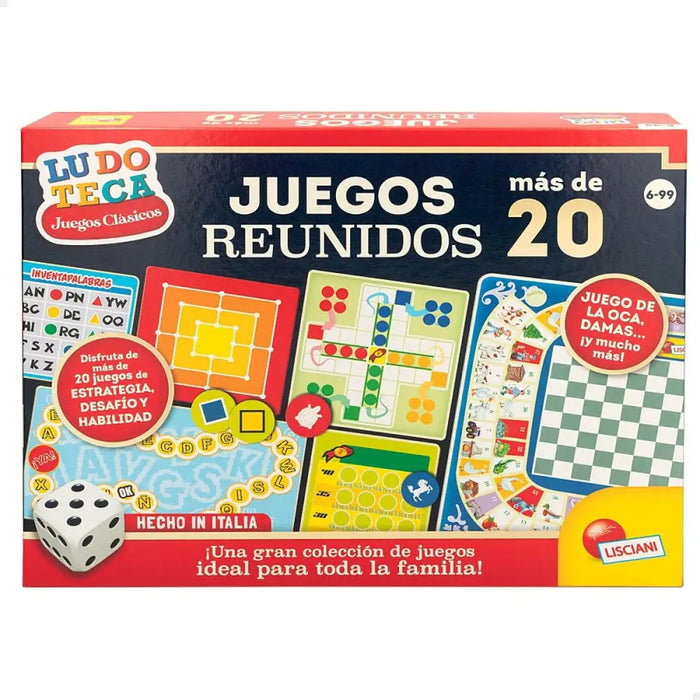Настолна игра Lisciani Giochi Juegos reunidos 40 x 0,1 x 33