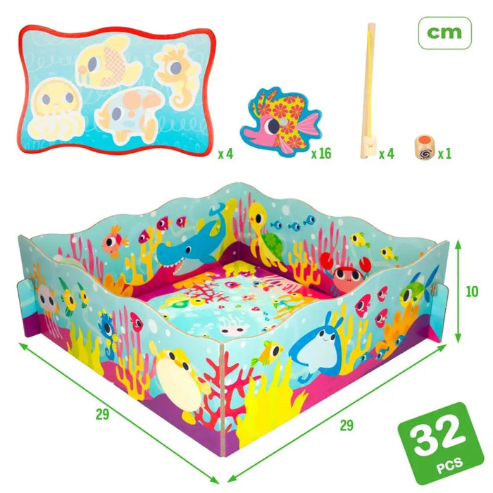 Настолна игра Lisciani Giochi Montessori Риболов (6 броя)