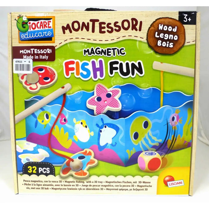 Настолна игра Lisciani Giochi Montessori Риболов (6 броя)