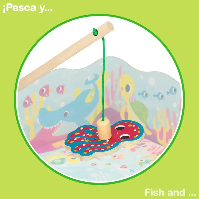 Настолна игра Lisciani Giochi Montessori Риболов (6 броя)