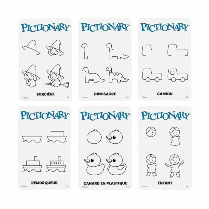 Настолна игра Mattel PICTIONARY