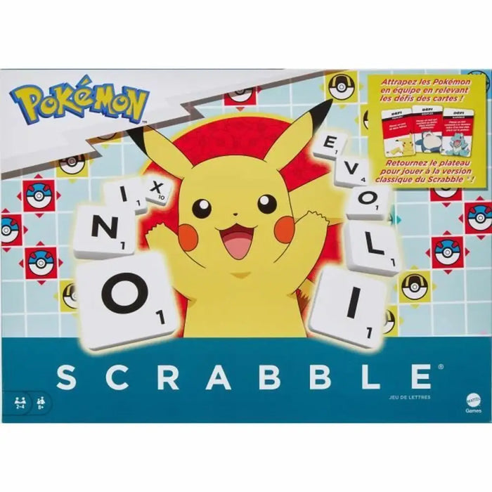 Настолна игра Mattel Pokémon Scrabble 4 x 35 x 35 cm