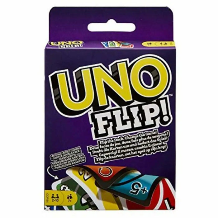 Настолна игра Mattel UNO Flip