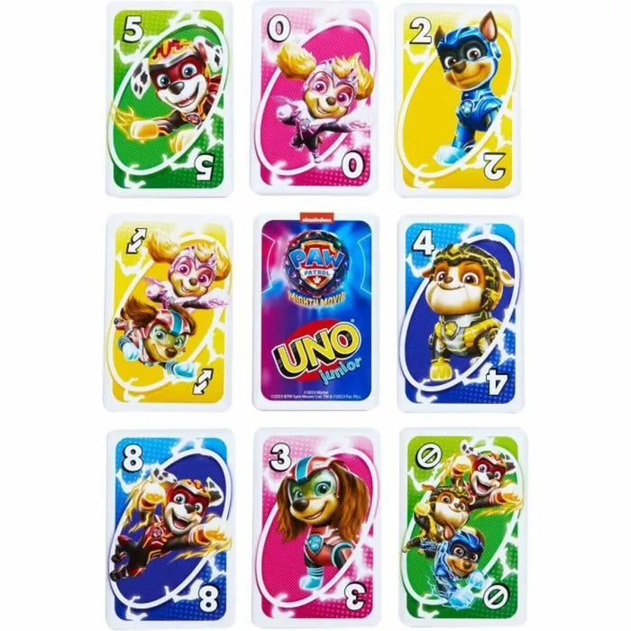 Настолна игра Mattel Uno Junior Paw Patrol