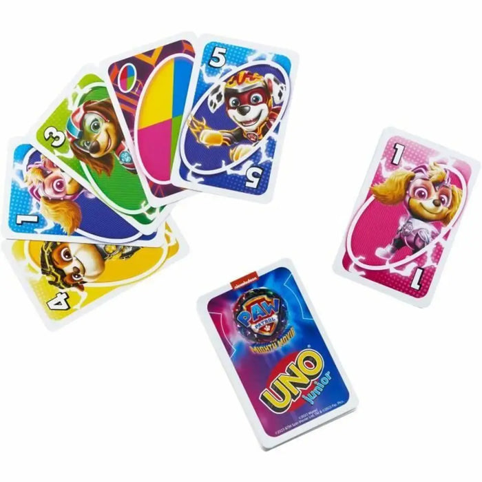 Настолна игра Mattel Uno Junior Paw Patrol