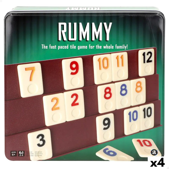 Настолна игра Rummy (4 броя)