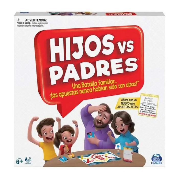 Настолна игра Spin Master Hijos vs Padres 206 Части 26,99 x