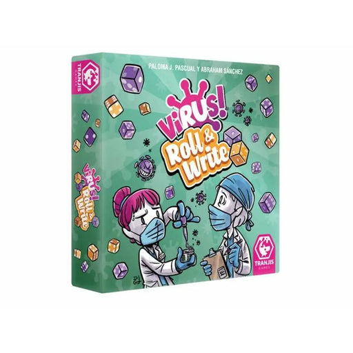 Настолна игра Tranjis Games Virus! Roll & Write