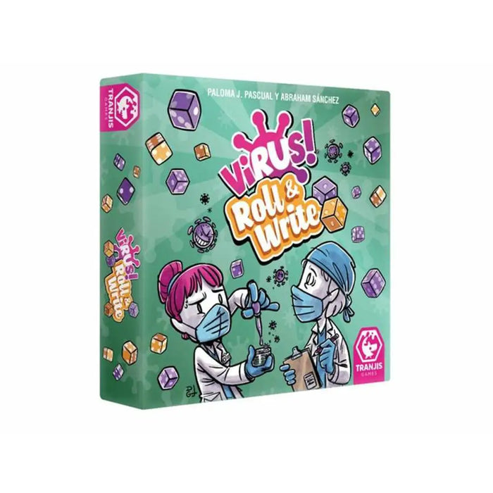 Настолна игра Tranjis Games Virus! Roll & Write