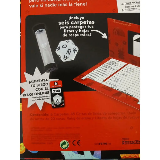 Настолна игра Hasbro Scattergories (ES)
