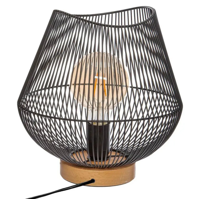 Настолна лампа Atmosphera Jena Черен Метал 40 W (Ø 28 x 26