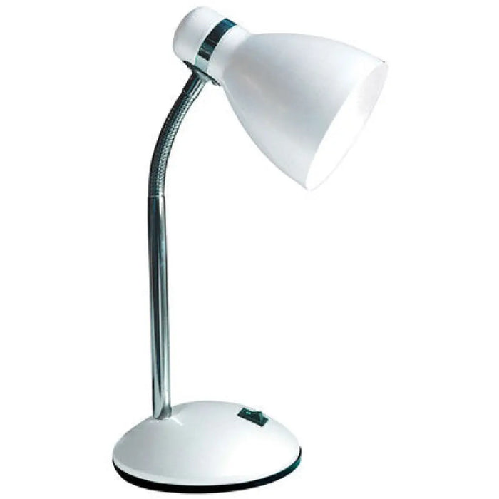 НАСТОЛНА ЛАМПА БЯЛА E27 25W С КЛЮЧЕ REALITY