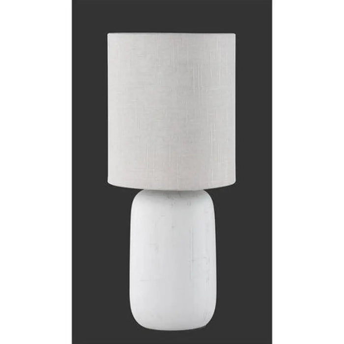 НАСТОЛНА ЛАМПА CLAY 40W E14 H35 CM ЕКРЮ TRIO