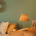 НАСТОЛНА ЛАМПА DECOR RAFFIA E27 КАФЯВО