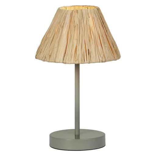 НАСТОЛНА ЛАМПА DECOR RAFFIA E27 КАФЯВО