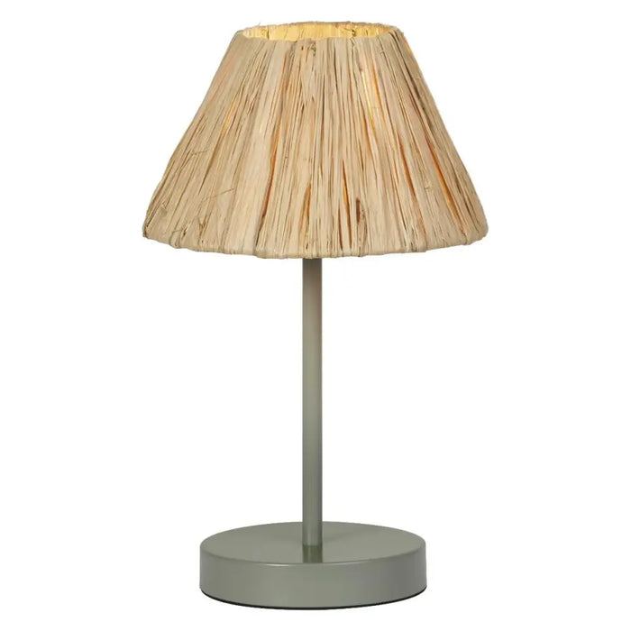 НАСТОЛНА ЛАМПА DECOR RAFFIA E27 КАФЯВО