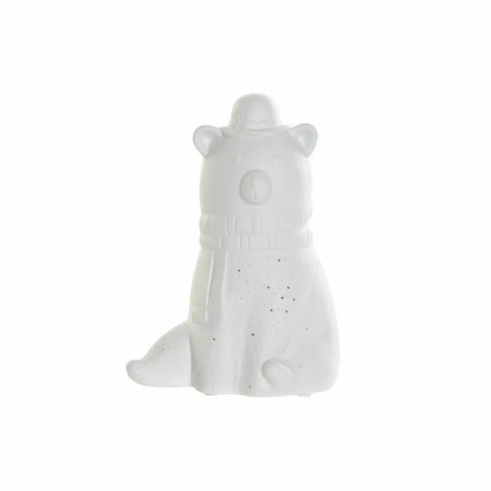 Настолна лампа DKD Home Decor 17 x 12 x 23 cm Порцелан Бял