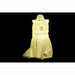 Настолна лампа DKD Home Decor 17 x 12 x 23 cm Порцелан Бял
