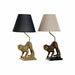 Настолна лампа DKD Home Decor 32,5 x 30 x 60 cm Черен Бежов