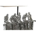 Настолна лампа DKD Home Decor 36 x 21,5 x 43 cm Сребрист
