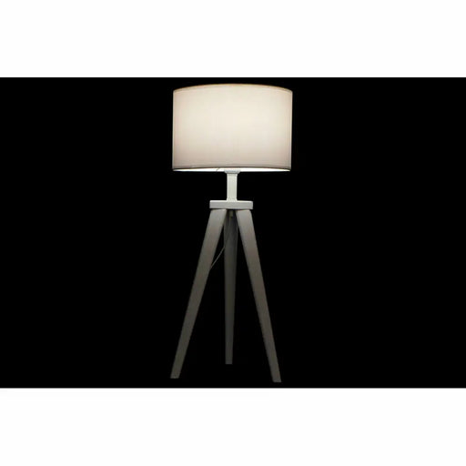 Настолна лампа DKD Home Decor 8424001807918 Дървен Бял 220