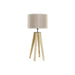 Настолна лампа DKD Home Decor Бежов Дървен Кафяв 220 V 50 W