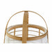Настолна лампа DKD Home Decor Бял Естествен Бамбук 40 W 220